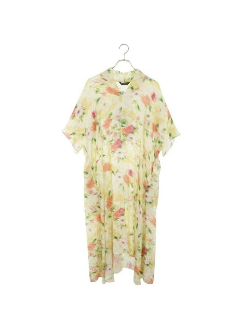 Balenciaga Logo All Over Pattern Dress